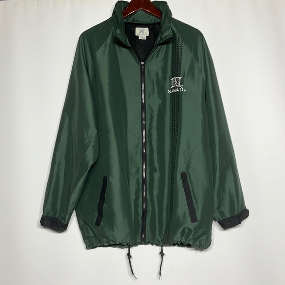 NWOT Green, Hawaii zip down jacket with hoodie - Picture 1 of 3